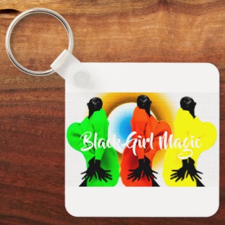Porte-clés Magie de la fille noire