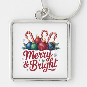 Porte-clés Magie de Noël joyeuse et brillante