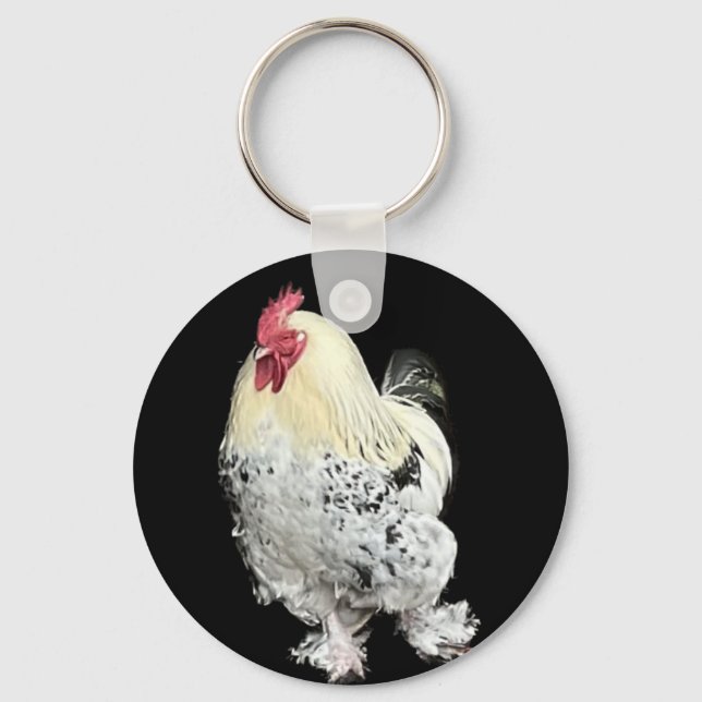 Porte-clés Magnifique Coq N° 2  (Recto)