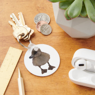 Porte-clés Magnifique photo de gros plan du canard gris