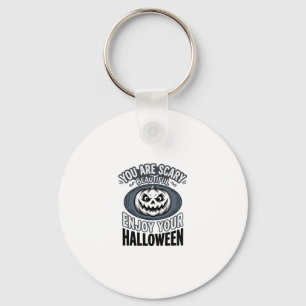 Porte-clés Magnifique T-shirt Halloween Citrouille Vintage Ép