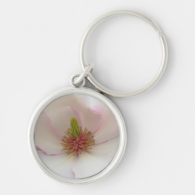 Porte-clés Magnolia Belle Fleur Chaîne de Clés (Devant)