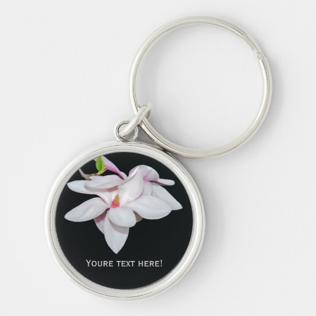 Porte-clés Magnolia blanc (Devant)