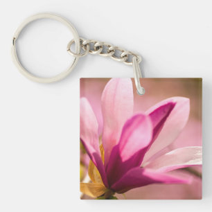 Porte-clés Magnolia rose
