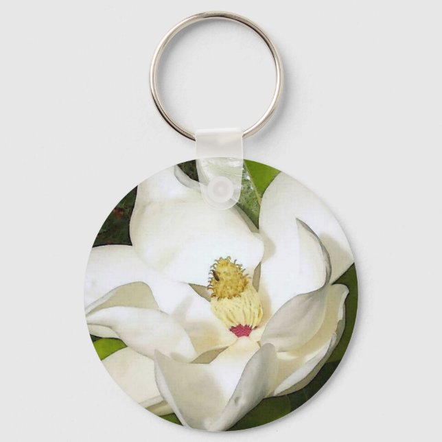 Porte-clés Magnolia White (Recto)