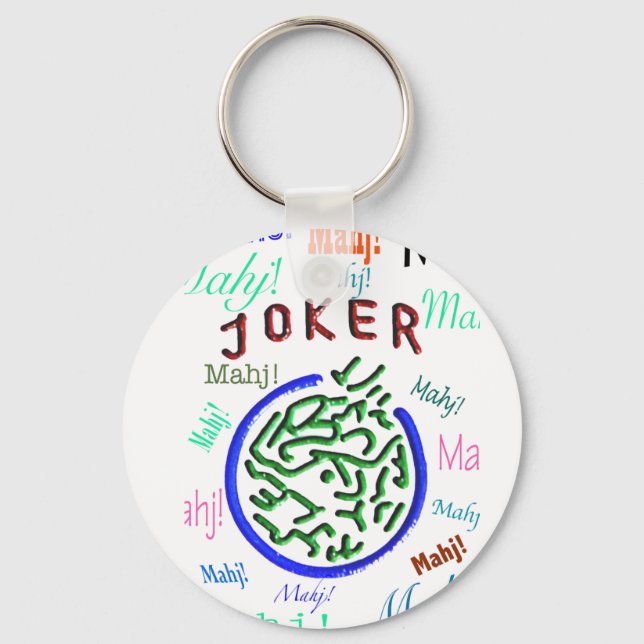 Porte-clés Mah Jongg Joker Keychain (Recto)