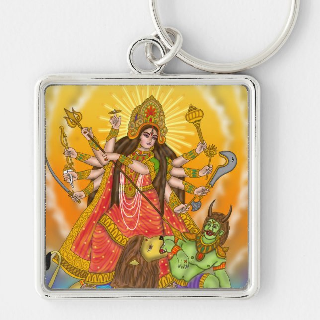 Porte-clés Mahishasur Mardini Durga Porte - clé (Devant)