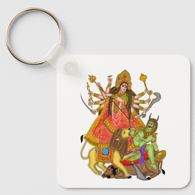 Porte-clés Mahishasur Mardini Durga Porte - clé (Recto)