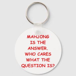 Porte-clés mahjong