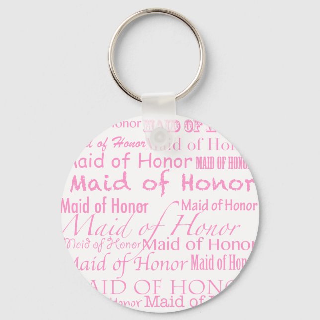 Porte-clés Maid of honor (Recto)