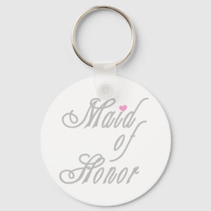 Porte-clés Maid of Honor Classy Grays