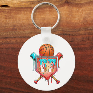 Porte-clés Maillot de baseball basketball numéro 67 Drip Spor