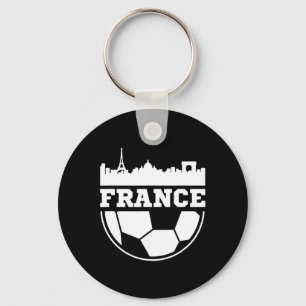Porte-clés Maillot de football vintage France Cadeau pour jou