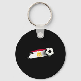 Porte-clés Maillot du drapeau de l'Égypte Équipe de football 