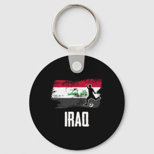 Porte-clés Maillot Irak Drapeau Équipe de football Irakienne