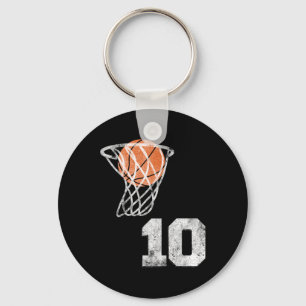 Porte-clés Maillot Vintage Sketll Numéro 10 Joueur Numéro
