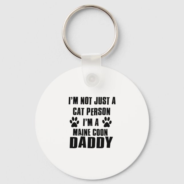 Porte-clés Maine Coon chemise chat Designs (Recto)