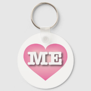 Porte-clés Maine PInk Fade Heart - I love ME