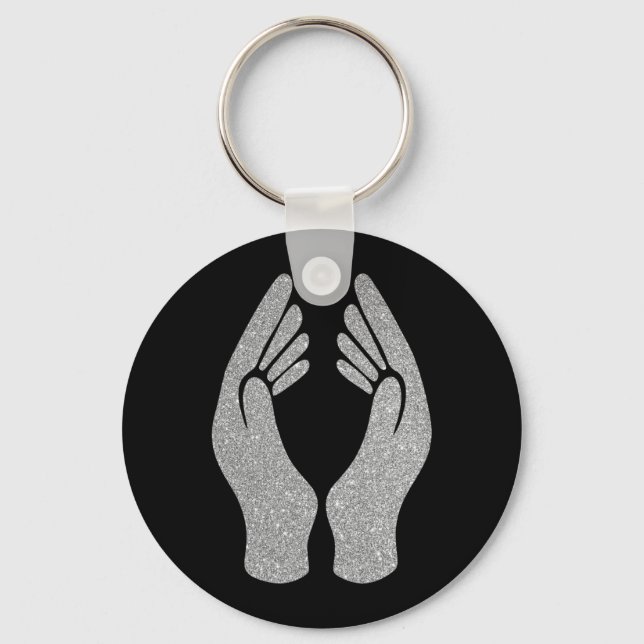 Porte-clés Mains de diamant (Recto)