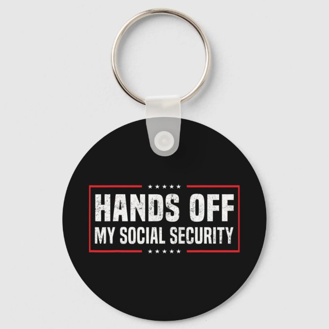 Porte-clés Mains de ma sécurité sociale (Recto)