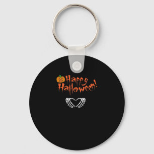 Porte-clés Mains éffrayantes de squelette. Joyeux Halloween.