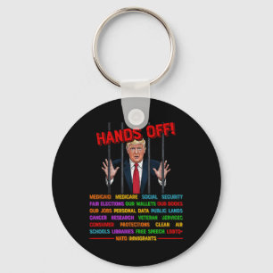 Porte-clés Mains Hors Drôle De Trump Mème Prison- Activis De