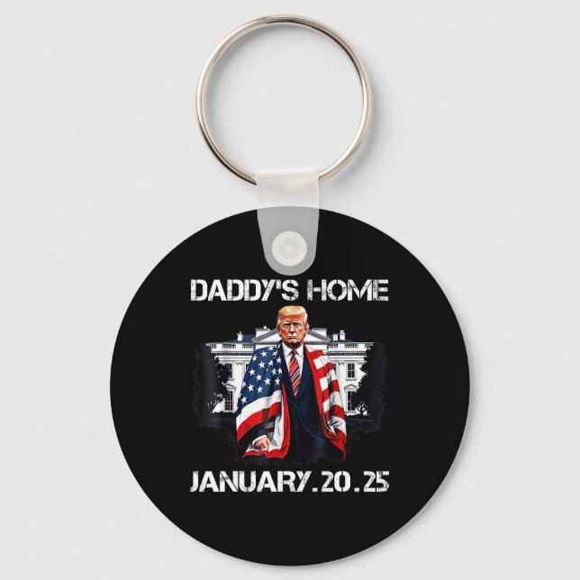 Porte-clés Maison Blanche de Trump Daddy (Recto)