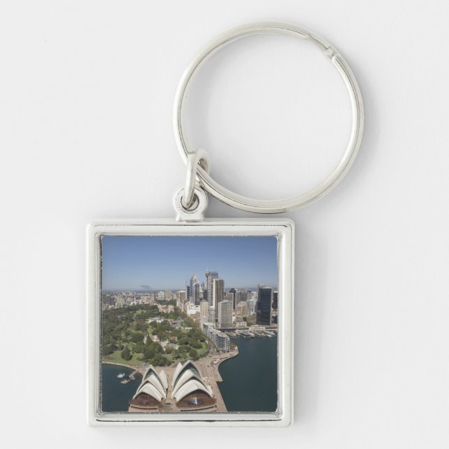 Porte-clés Maison de l'Opéra de Sydney, Jardins botaniques ro (Devant)