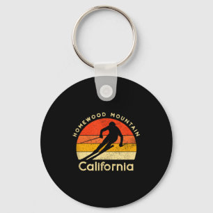Porte-clés Maison de ski vintage montagne homewood californie