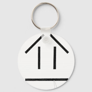 Porte-clés Maison du pourcentage