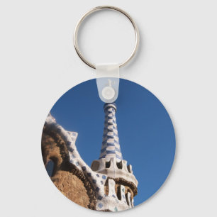 Porte-clés Maison en pain d'épices Parc Guell