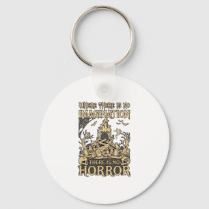 Porte-clés Maison Hantée Halloween Horreur Imagination Cimeti