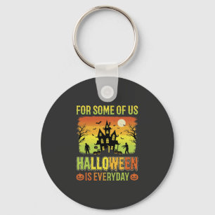 Porte-clés Maison Hantée Halloween Pour Certains D'entre Nous