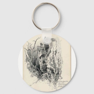 Porte-clés Maison haunted