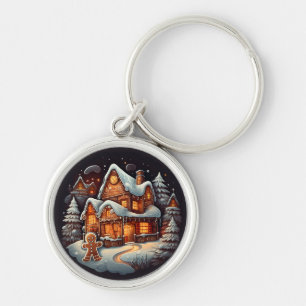 Porte-clés Maison homme Xmas Gingpain