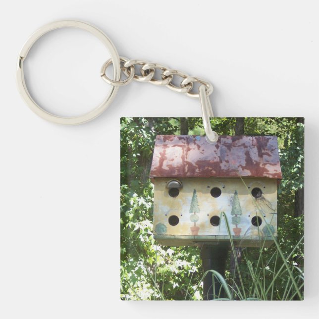 Porte-clés Maison pour oiseaux (Devant)