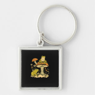 Porte-clés Maisonnette Champignon Grenouille Esthétique Cotta
