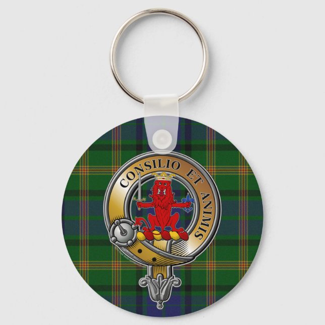 Porte-clés Maitland Tartan & Badge (Recto)