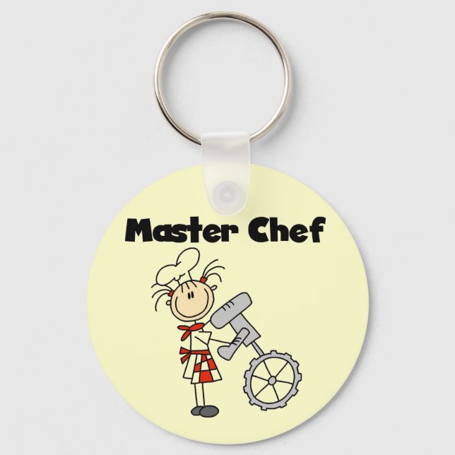 Porte-clés Maître Chef - Femme (Recto)