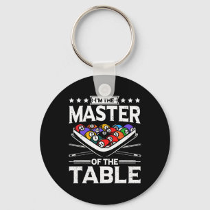 Porte-clés Maître De Billard De La Table 8 Ball Hommes Femmes