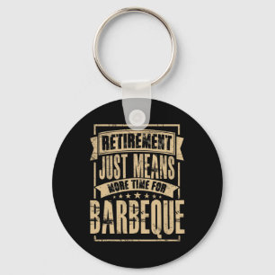 Porte-clés Maître de grill Fumeur de viande Barbecue Barbecue