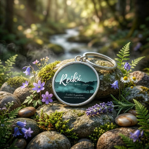 Porte-clés Maître Reiki Naturel et instructeur de Méditation