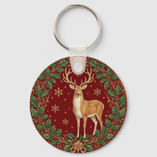Porte-clés Majesté de l'Hiver Cramoisi