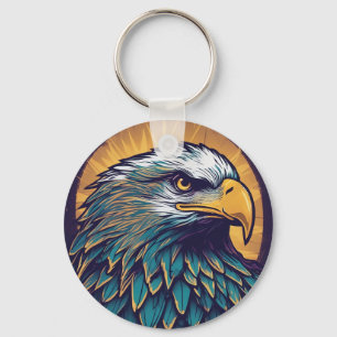 Porte-clés Majestic Bald Eagle