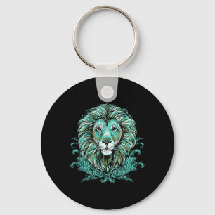 Porte-clés Majestic Lion Mane Art Détaillé - Lions Are The Be