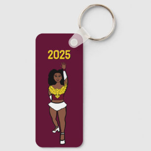 Porte-clés Majorette/ Danseur Porte - clé Maroon Gold Eagle A