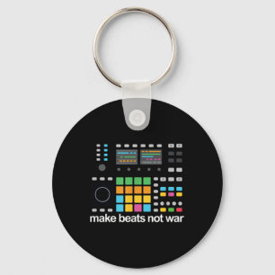 Porte-clés Make Beats not War Drum Machine Ravers Festival