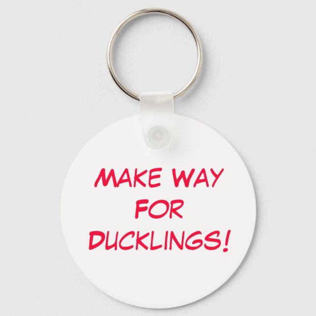 Porte-clés Make Way For Ducklings!!! (Recto)