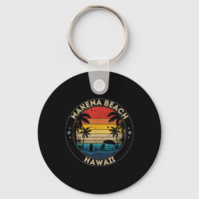 Porte-clés Makena Beach Souvenir - Hawaii Reminder (Recto)