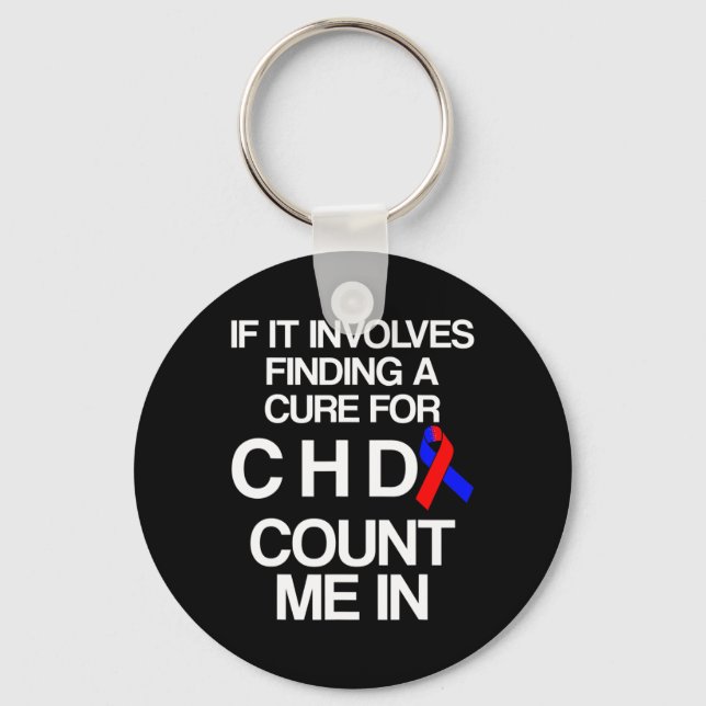 Porte-clés Maladie cardiaque Survivor Chd Warrior (Recto)